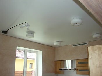Матовый потолок 9.5 м.кв